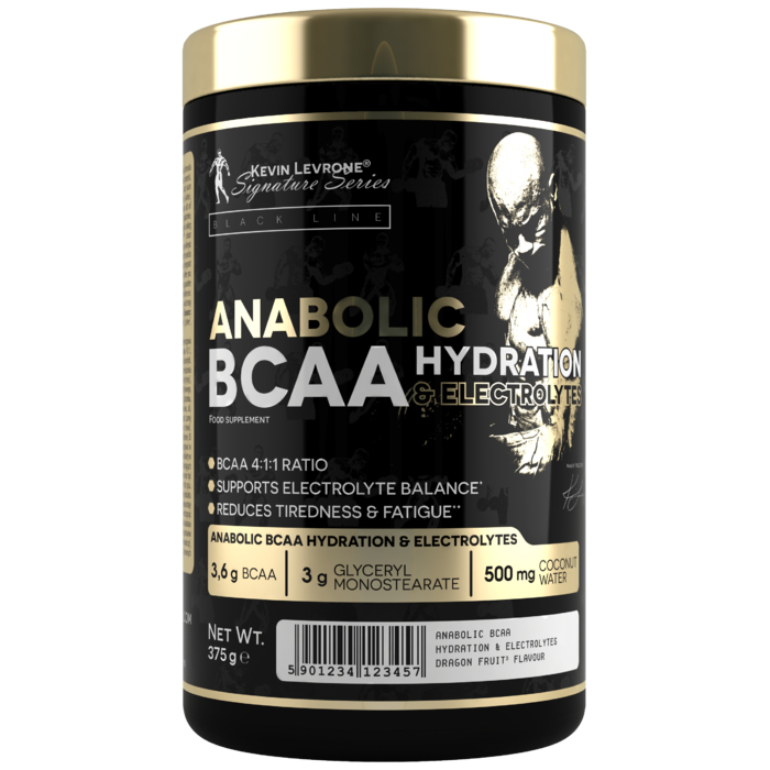 Levrone Black Kevin Levrone Anabolic BCAA Hydration & Electrolytes 375 g 5903719256001 | 5981-GRYFP | 5981-GRYFP