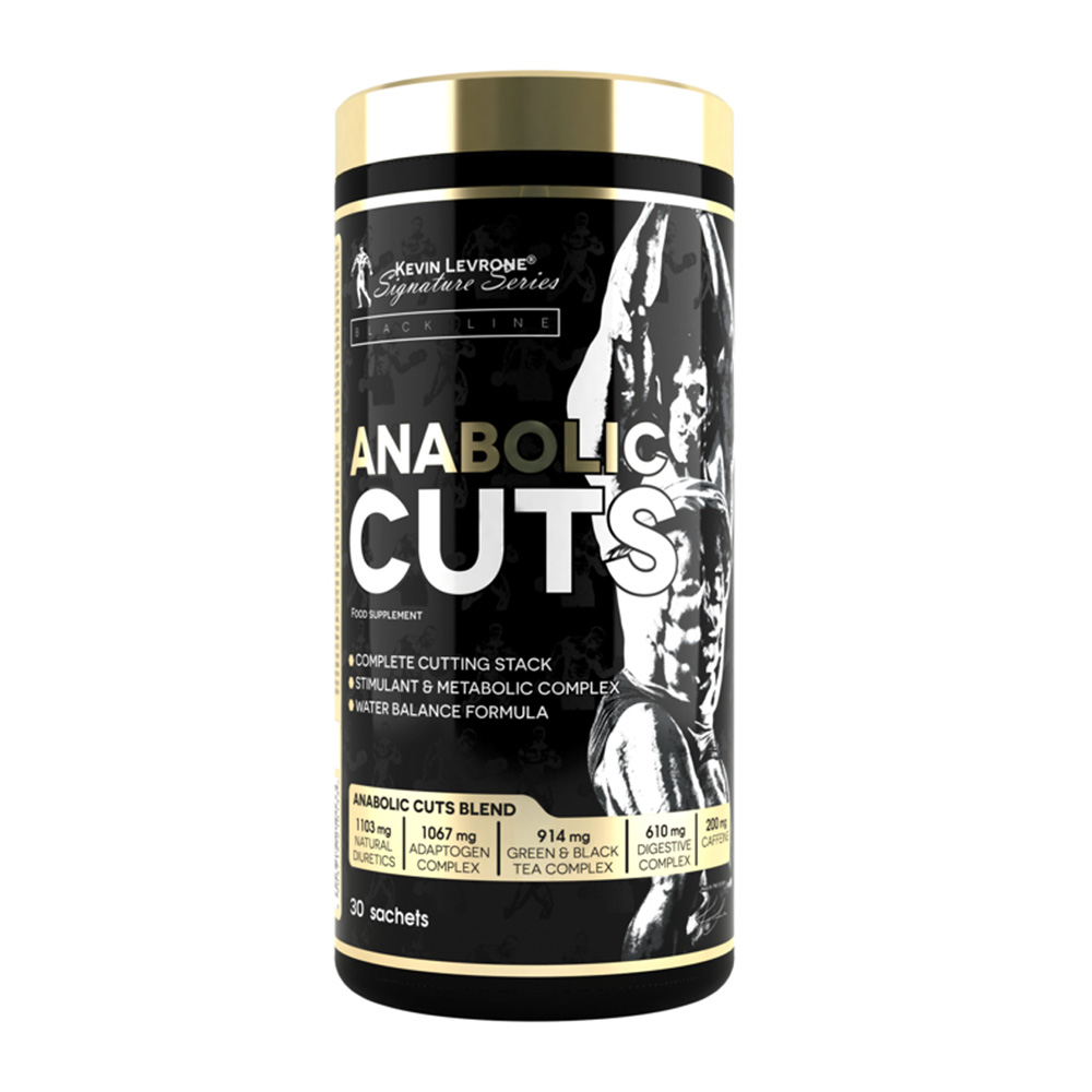 Levrone Black Kevin Levrone Anabolic Cuts, 30 Sachets, Burning of Excess Fat, Includes Diuretics | 7190-RQKCG | 7190-RQKCG