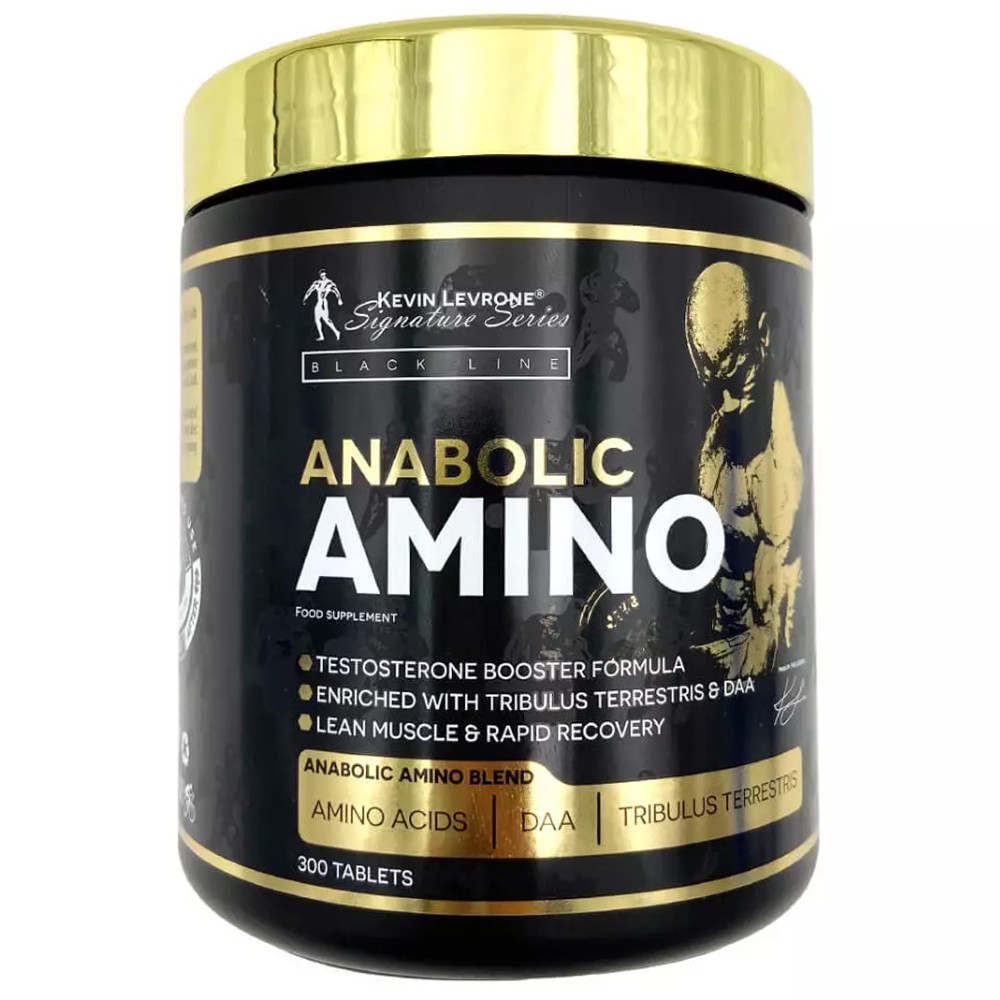 Levrone Black Kevin Levrone Anabolic Amino, 300 Tablets, Recover Faster, Enriched with Tribulus | 7043-ADULJ | 7043-ADULJ