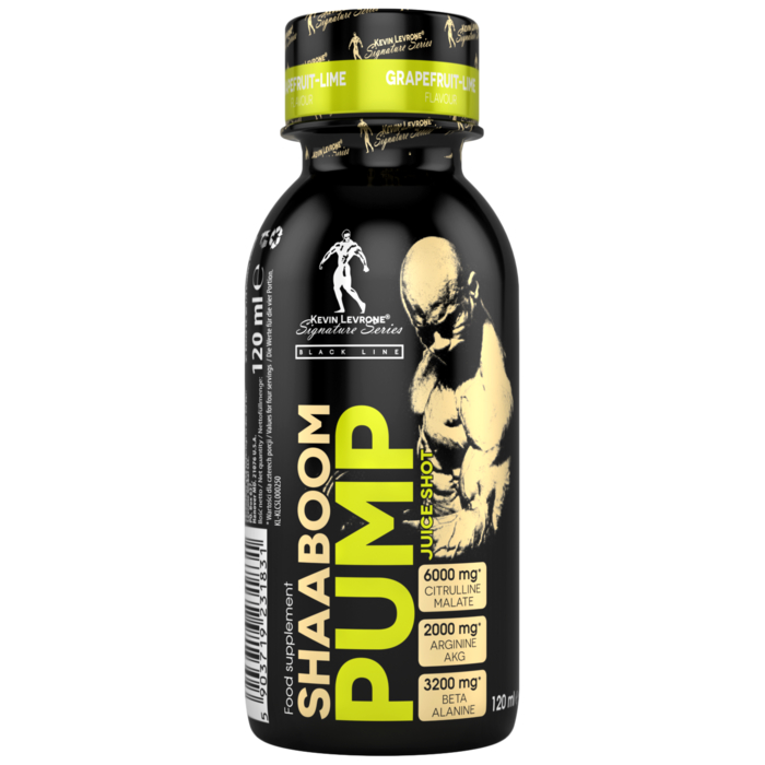 Levrone Black Kevin Levrone SHAABOOM PUMP JUICE SHOT 120 ml (energy drink) 5903719231831 | 1072-WQCDZ | 1072-WQCDZ