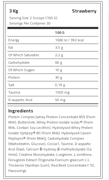 Levrone Black Kevin Levrone Anabolic Mass, 3 Kg, Contributes to a Growth in Muscle Mass | 6281-MHSRO | 6281-MHSRO