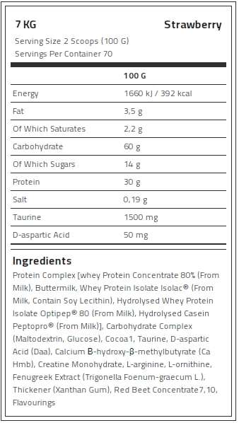 Levrone Black Kevin Levrone Anabolic Mass, 7 Kg, Contributes to a Growth in Muscle Mass | 9123-KICVA | 9123-KICVA