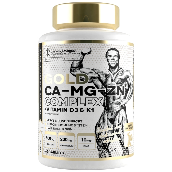 Levrone Gold Kevin Levrone GOLD CA-MG-ZN COMPLEX 60 tablets | 7018-QTHBG | 7018-QTHBG