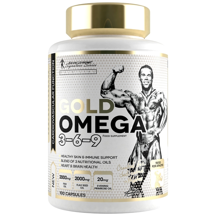 Levrone Gold Kevin Levrone GOLD OMEGA 3-6-9 100 capsules | 8140-QGOTP | 8140-QGOTP