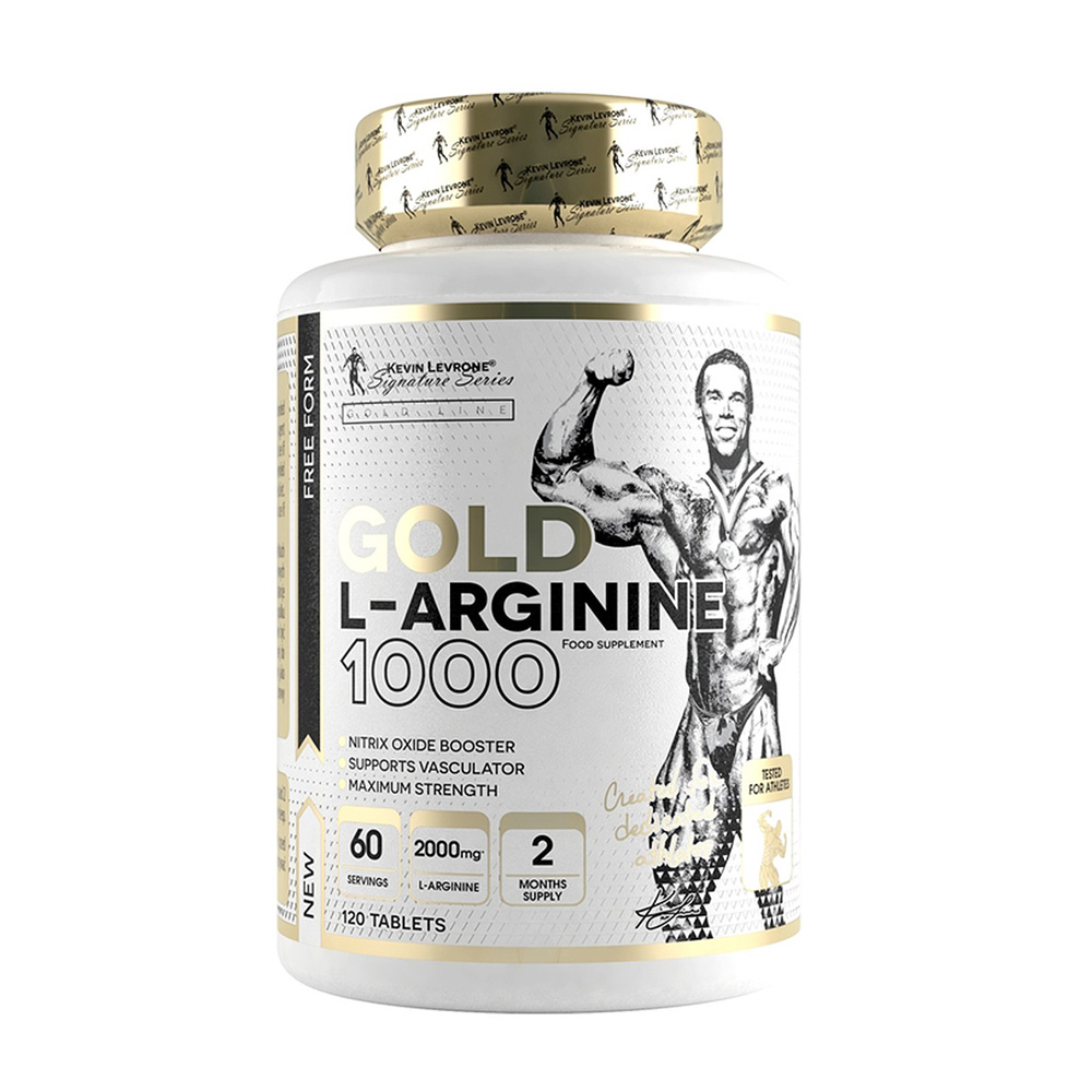 Levrone Gold Kevin Levrone L Arginine, 120 Tablets, Provides as Much as 4000 Mg of Pure L-arginine | 3256-YSUME | 3256-YSUME