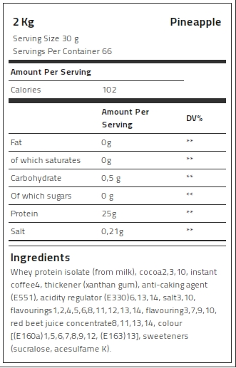 Levrone Gold Kevin Levrone 100% Gold Isolate Whey, 2 Kg, Whey Protein Isolate | 3518-MYWHK | 3518-MYWHK