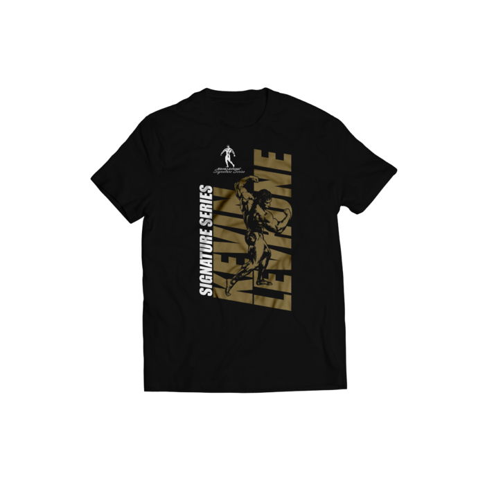 Levrone Merch Kevin Levrone T-shirt Black/Gold logo 170 g 5903719254830 | 8160-DCJGY | 8160-DCJGY