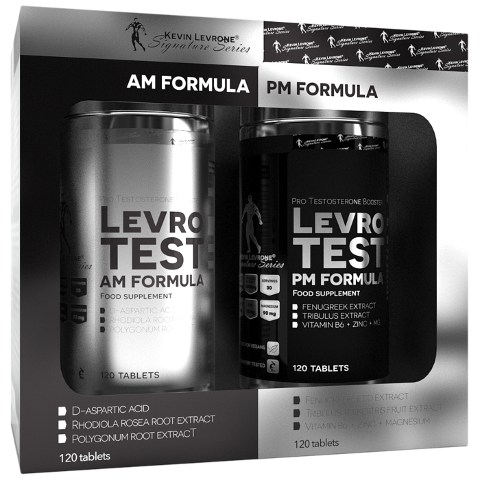 Levrone Silver Kevin Levrone LevroTest AM PM formula 240 (2x120) tablets 5902610934568 | 2589-QGNVS | 2589-QGNVS
