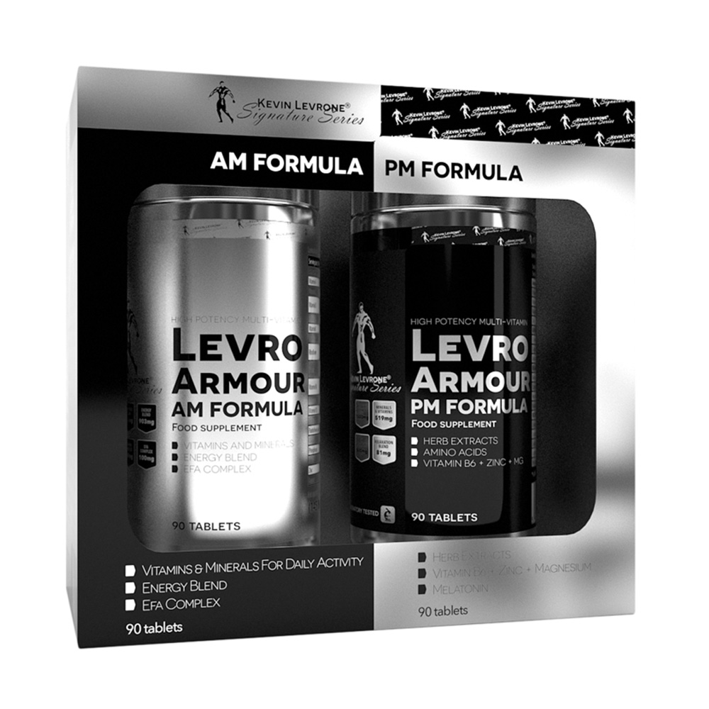 Levrone Silver Kevin Levrone Levro Armour Am Pm Formula, 180 Tablets, Supports Immunity | 3710-MOWDV | 3710-MOWDV