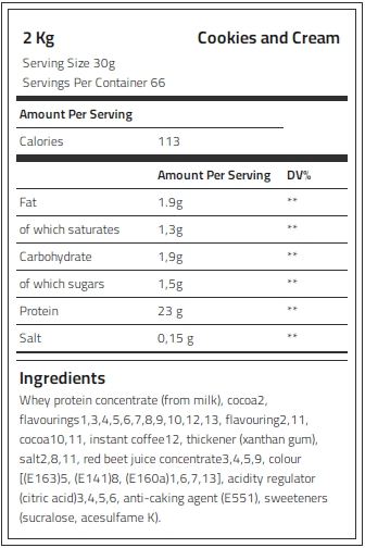 Levrone Silver Kevin Levrone Whey Supreme, Vanilla, 2 Kg, Support Strength, Support Recovery | 2754-GHBVP | 2754-GHBVP