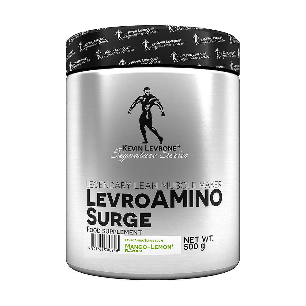 Levrone Silver Kevin Levrone Levro Amino Surge, Mango Lemon, 500 Gm, Multi-ingredient Composition of Amino Acids | 0164-TLYBQ | 0164-TLYBQ
