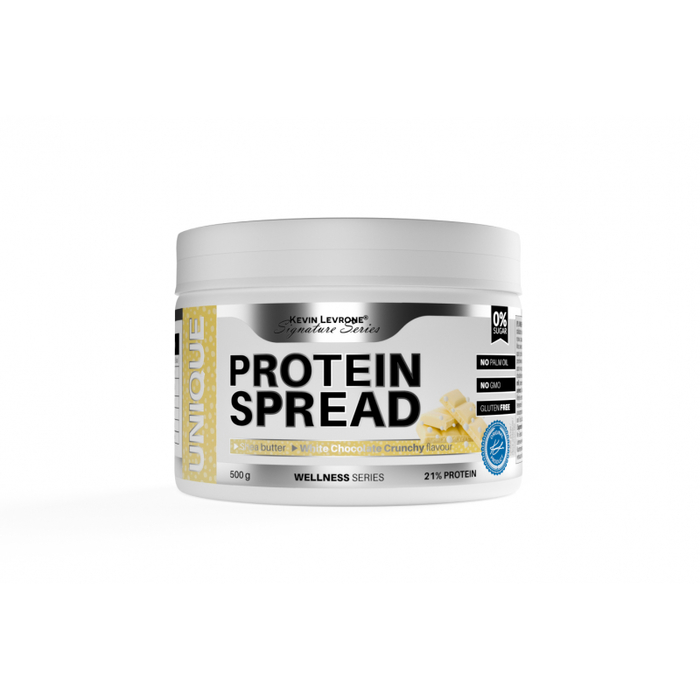 Levrone Wellness Kevin Levrone Levrone Unique Protein Spread 500g White chocolate Crunchy 5903719205061 | 3867-WYEIG | 3867-WYEIG